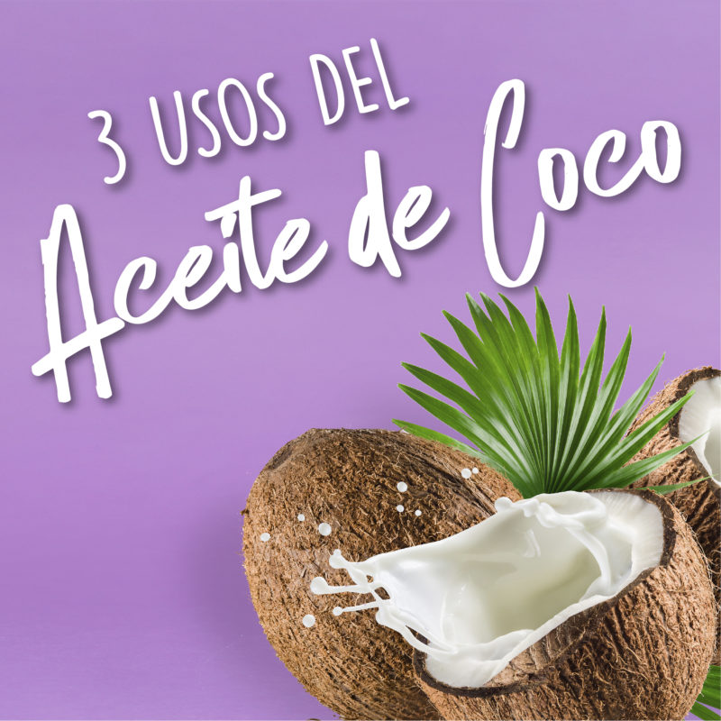 3 usos del aceite de coco