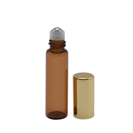 Envase Vidrio Roll On Ámbar De 5 ml (12 Unidades) - Imagen 3