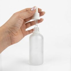 Alternative view of Envase Vidrio Gotero 100ml Opalizado Tapa Blanca (12 Unidades)