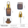 Gotero de 25ml Ámbar REF 30103