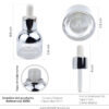 Gotero Deluxe Plata 30ml REF 30110