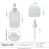 Gotero 30ml Opalizado tapa Blanca Ref 30131