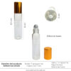 Roll On 15ml Transp tapa Doarda red 30409