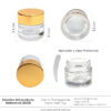 Envase Crema 10gr Tapa Dorada ref 30618