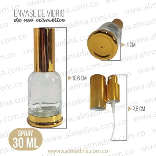 Envase de Vidrio Spray 30ml