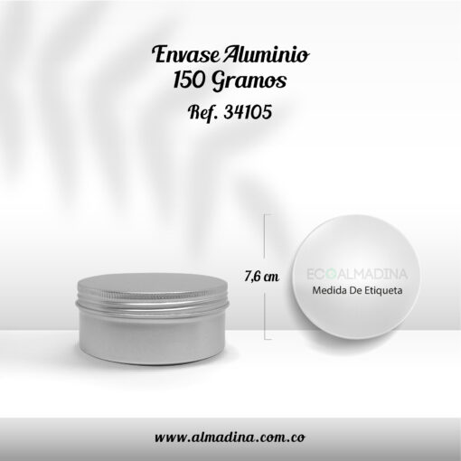 Envase Aluminio 150gr