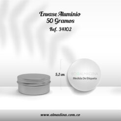 Envase Aluminio 50 Gramos
