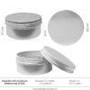 Aluminio 150gr Plata ref 34105