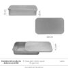 Latón Rectangular 30gr ref 34113