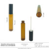 Envase delineador Ámbar 10ml tapa Negra Ref 30703amb