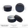Aluminio 50gr Negro ref 34117