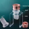 Anillo de aluminio, base acrilica, molde silicona Ref 38805