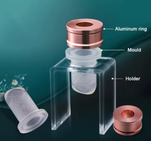 Anillo de aluminio, base acrilica, molde silicona Ref 38805