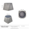 Recipiente Cemento Azteca 210GR Ref 40104