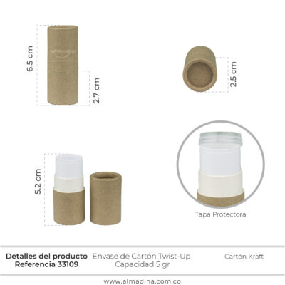 Ref 33109 Cartón Twist Up 5gr