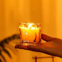 Envase Vela 100gr Efecto Hielo